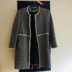 Zara textured coat sz. M